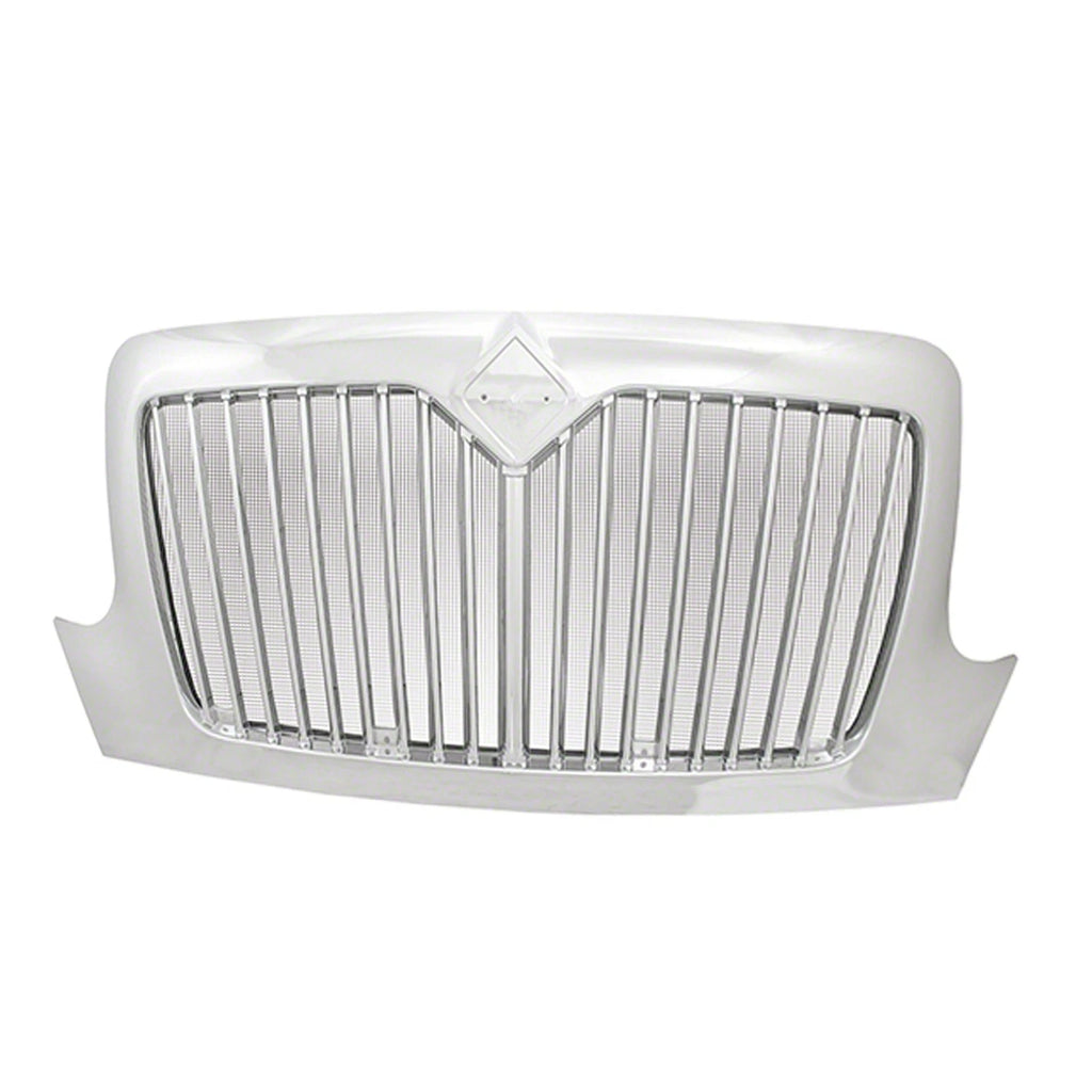 Replacement Chrome Front Grille with Bug Screen for Jeep Wrangler (2007–2018)
