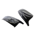 ABS Black Rear View Mirror Cover Trim for BMW X5 X6 (2007-2013)