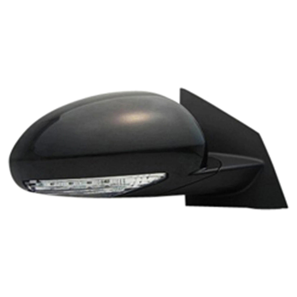 Replacement Ready to Paint Passenger Power Door Mirror w/Heated Glass w/Memory