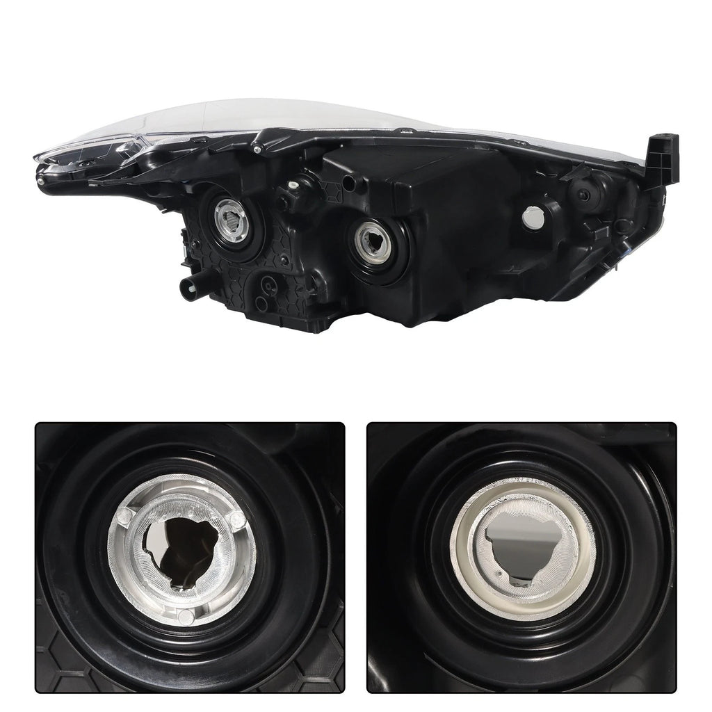 Left Headlight for Nissan Kicks (2018–2020) Chrome Halogen