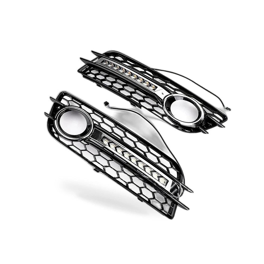LED Flow Daytime Running Light Yellow Turn Signal Fog Light Frame for Honda (2009–2011)