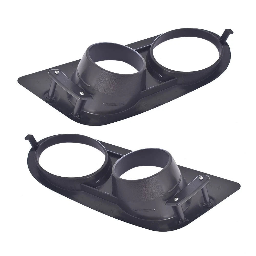 Pair Front Bumper Fog Light Ring Covers for BMW M3 E46 (2001–2006)