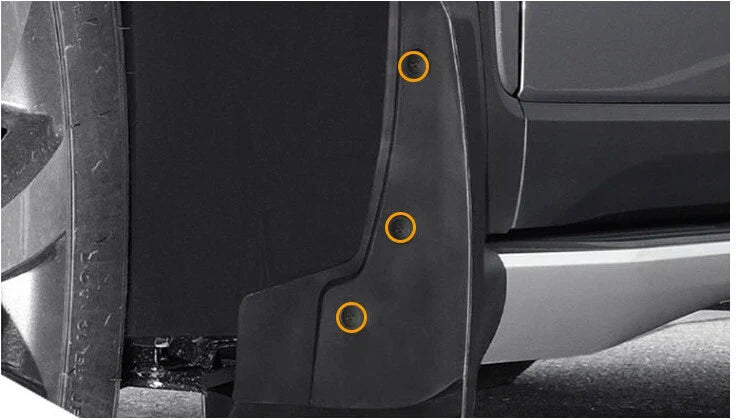4 x Front Rear Splash Fender Guards Mud Flaps for Mazda 3 Sedan (2019–2023)