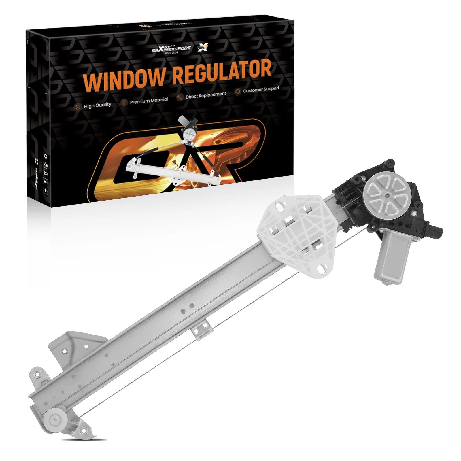1pc Power Window Regulator w/Motor Front Left for Honda Accord (2008–2012)