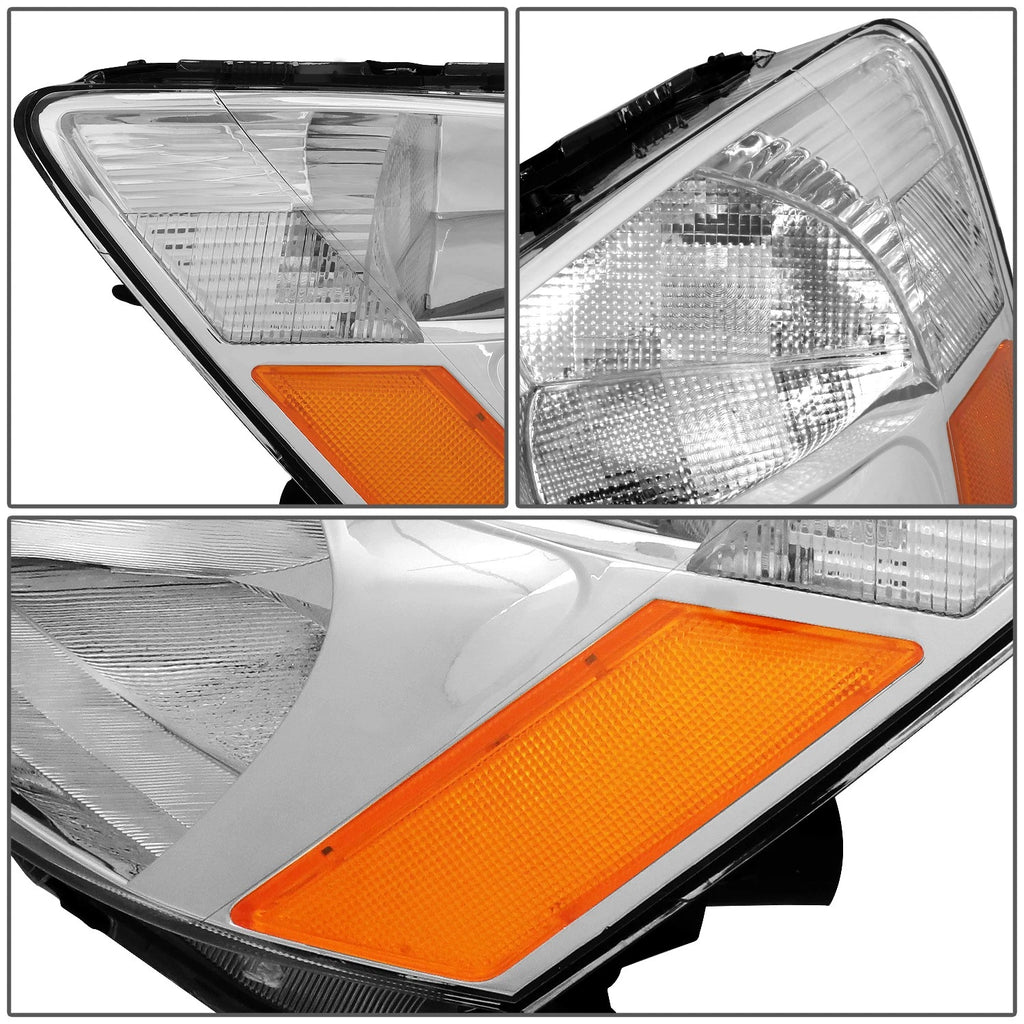 Pair of Chrome Signal Headlights for Honda Accord (2003–2007)