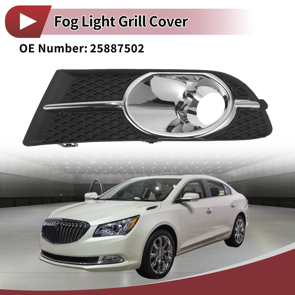 1 Pc Fog Light Grill for Buick Verano (2012–2017) No. 25887502