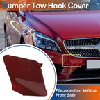Tow Hook Cover for Mercedes-Benz CLS W218 (2012–2018) No.A2188850626 Red