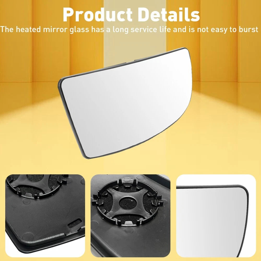 Lower Mirror Glass for Ford Transit-150 250 350 (2015–2021) Left & Right