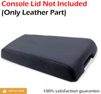 Center Console Armrest Cover for Dodge Nitro (2007–2011) Black Leather