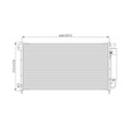 Replacement A/C Condenser Repair Part For 2003-2007 Honda Accord Coupe