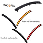 LED Side Markers and Rear Bumper Reflectors for Chevy Corvette C7 (2014–2019)