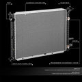 OE Aluminum Core Radiator for Ford Escort 2.0L (1998–2003) DPI2140
