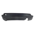 Replacement Black Textured Rear Lower Bumper Cover w/o Tow Hook w/Tow Bracket