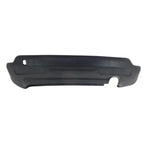 Replacement Black Textured Rear Lower Bumper Cover w/o Tow Hook w/Tow Bracket