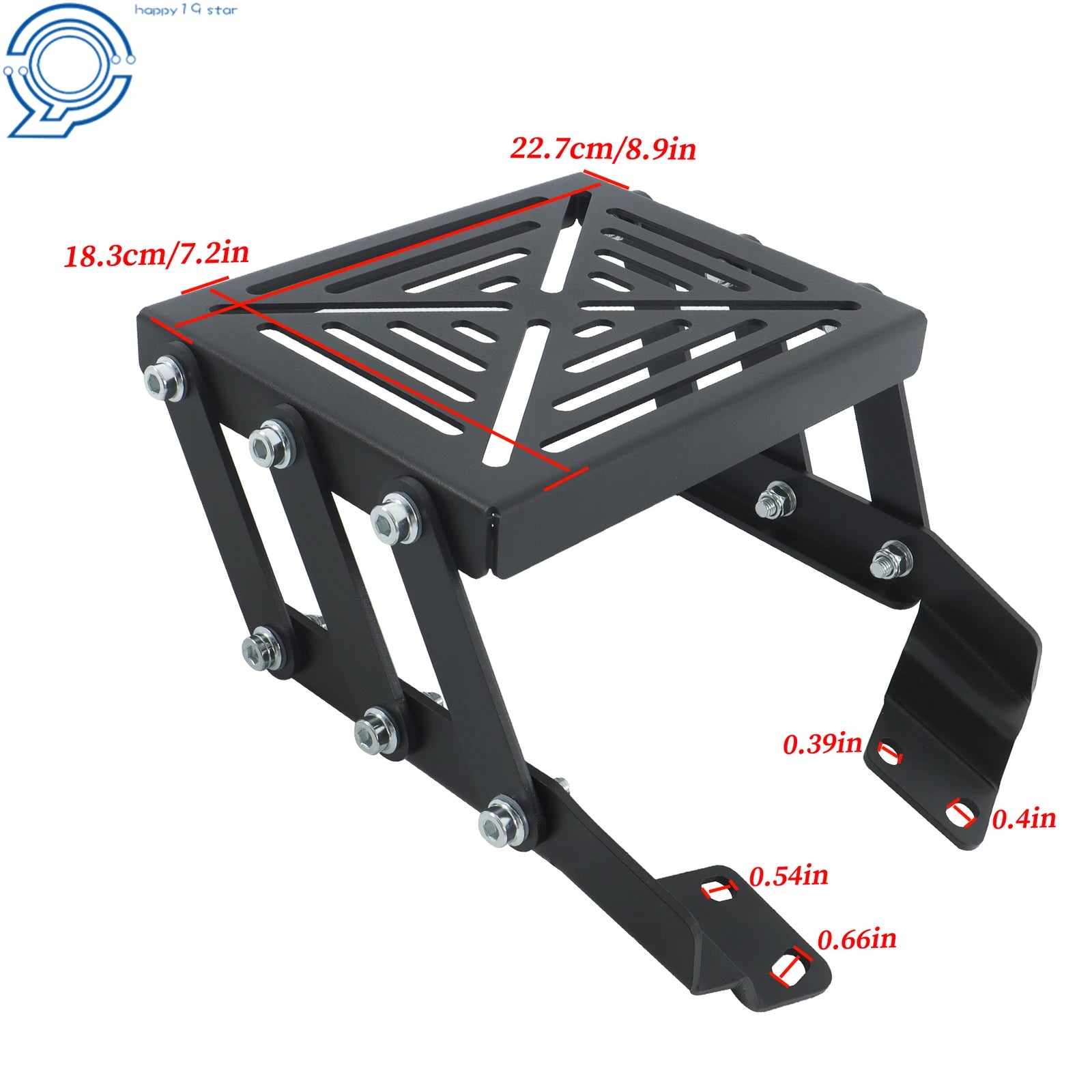 Detachable Tour Pack Mounting Bracket for Motorcycle
