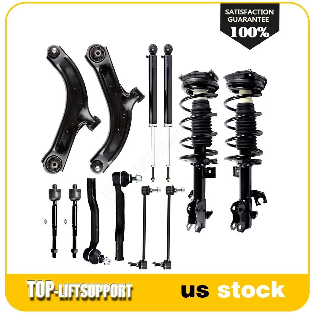 Suspension Shocks Strut Control Arm Kit for Nissan Versa (2007–2012)