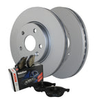 Front Brake Kit with 276mm Coated Rotors & Bosch Ceramic Pads for Cruze Limited Sonic (2016–2019)