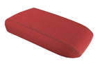 Console Lid Pull Over Cover Leather for Ford Mustang (2005–2009) Red Black Stitch