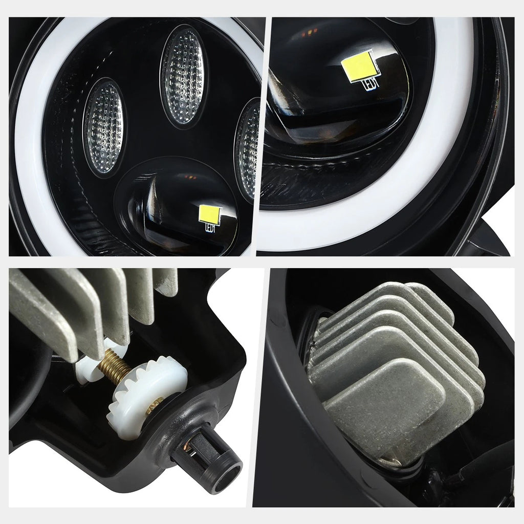 Paw Print Style Clear Projector Lens Fog Lights for Sequoia/Tacoma/Tundra (2004–2017)