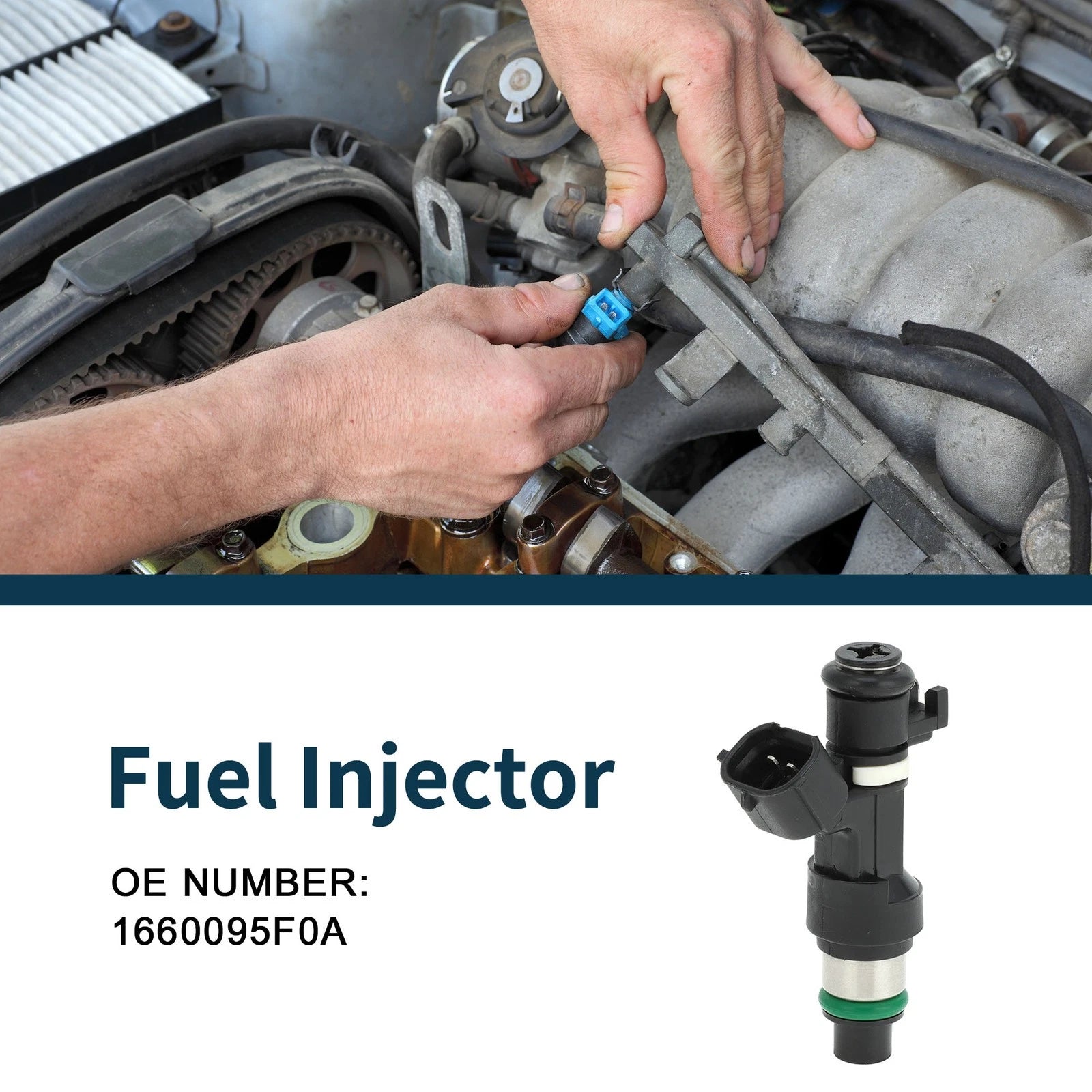 Fuel Injector No. 1660095F0A for Nissan Almera Classic 1.6 16V (2006–2014)