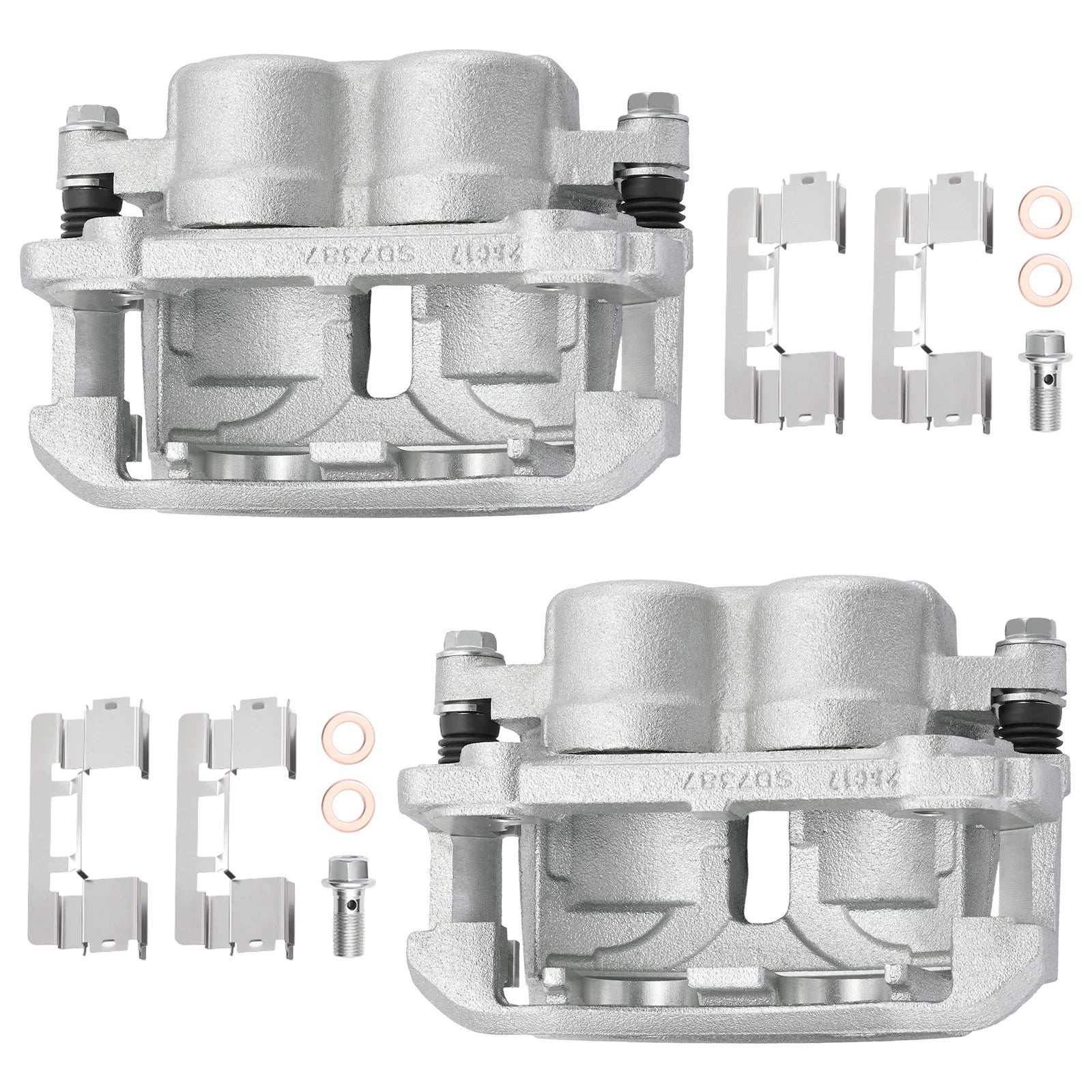 Front Disc Brake Calipers with Brackets for Lincoln Mark LT (2006–2008)
