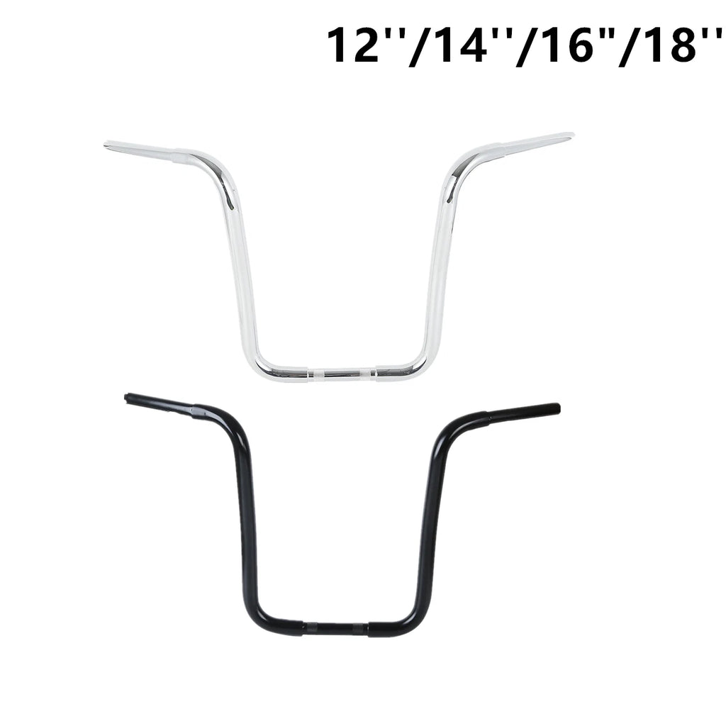 Ape Hanger Handlebar 1 1/4" for Harley FLST FXST Sportster (12''/14''/16''/18'')