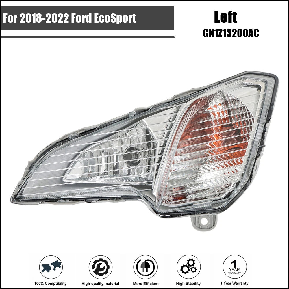 Left Halogen Fog Light Assembly for Ford EcoSport (2018â2022)