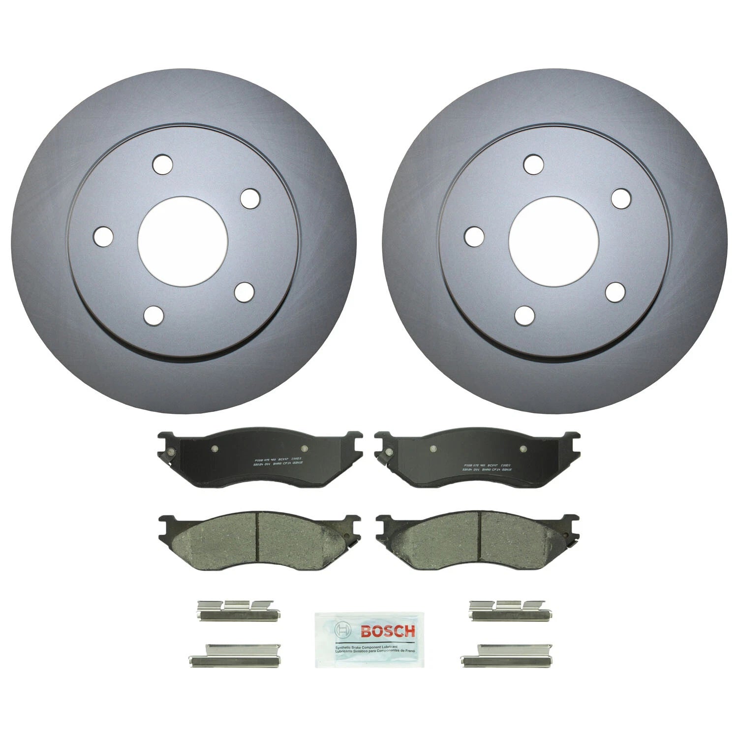 Front Brake Kit 336mm Disc Rotors & Bosch Pads for Dodge Ram 1500 (2002–2003)