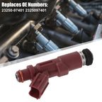Set of 4 Fuel Injectors 23250-97401 for Toyota Avanza, Daihatsu Terios (1.3L)