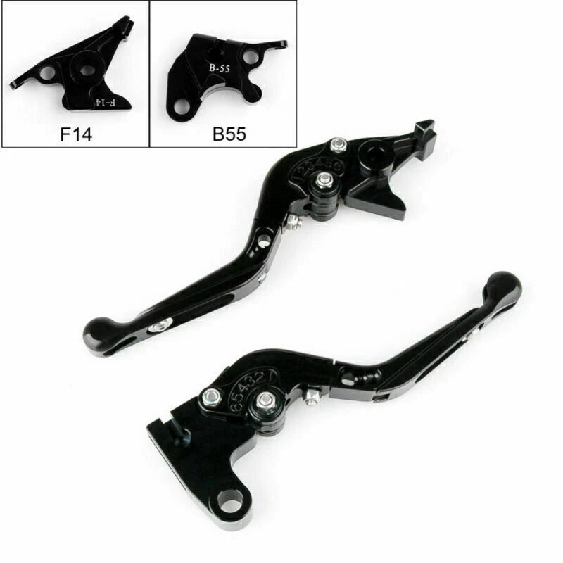 Adjustable Brake Clutch Levers for Buell X1 S1 XB M2 (1996–2009) Black T9