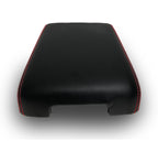 Leather Console Lid Armrest Cover for Infiniti QX60 (2014–2020) Red Stitch