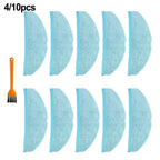 Set of 4 Mop Cloth Cleaning Pads for Conga 8090 (2019–2023)