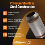 2X 4" Inlet/Outlet Universal Catalytic Converter for