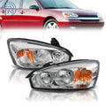 Headlights for Chevy Malibu (2004–2008) Left + Right Side Clear Halogen