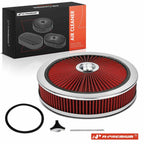 Round Red Air Cleaner for Toyota Camry (1984–2018) & Honda Accord/Civic