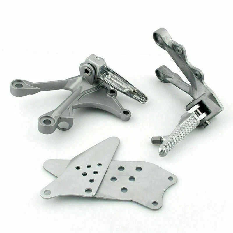 Set of 2 Front Bracket Footrests for Kawasaki ZX6R/ZX636 (2005–2008)