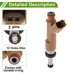Fuel Injector for Toyota Matrix Base 1.8 (2009–2012) 23250-0D010