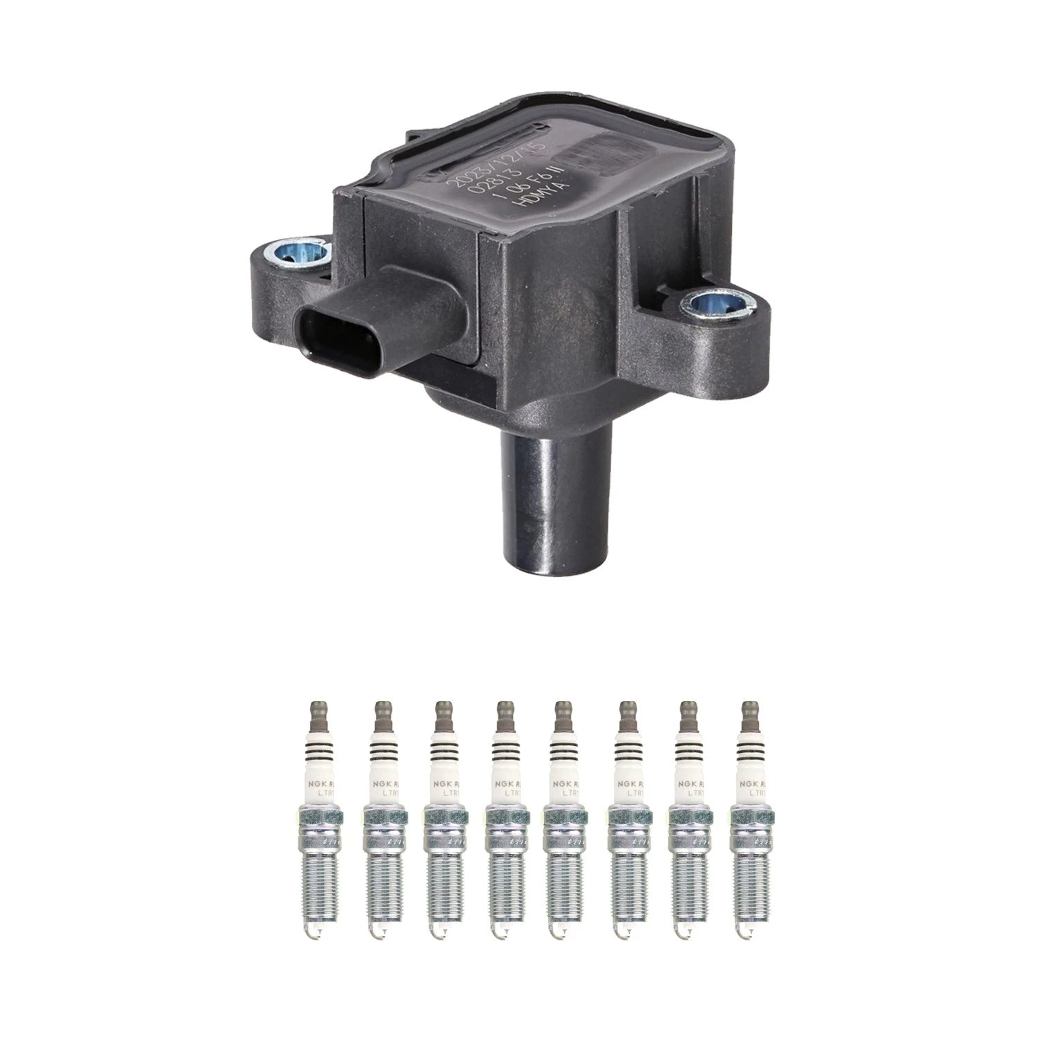 Denso Ignition Coil & 8 NGK Ruthenium Spark Plugs Kit for F-150 Mustang
