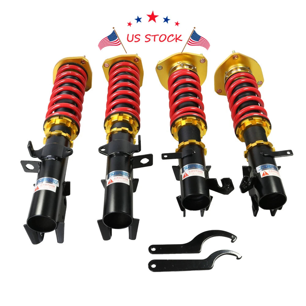 Set of 4 Adjustable Coilover Struts for Toyota Corolla (1988-1999)