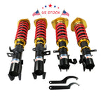 Set of 4 Adjustable Coilover Struts for Toyota Corolla (1988-1999)
