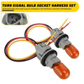 2X Turn Signal Bulb Socket Wire Harness for Toyota Corolla Sedan (2020–2021)