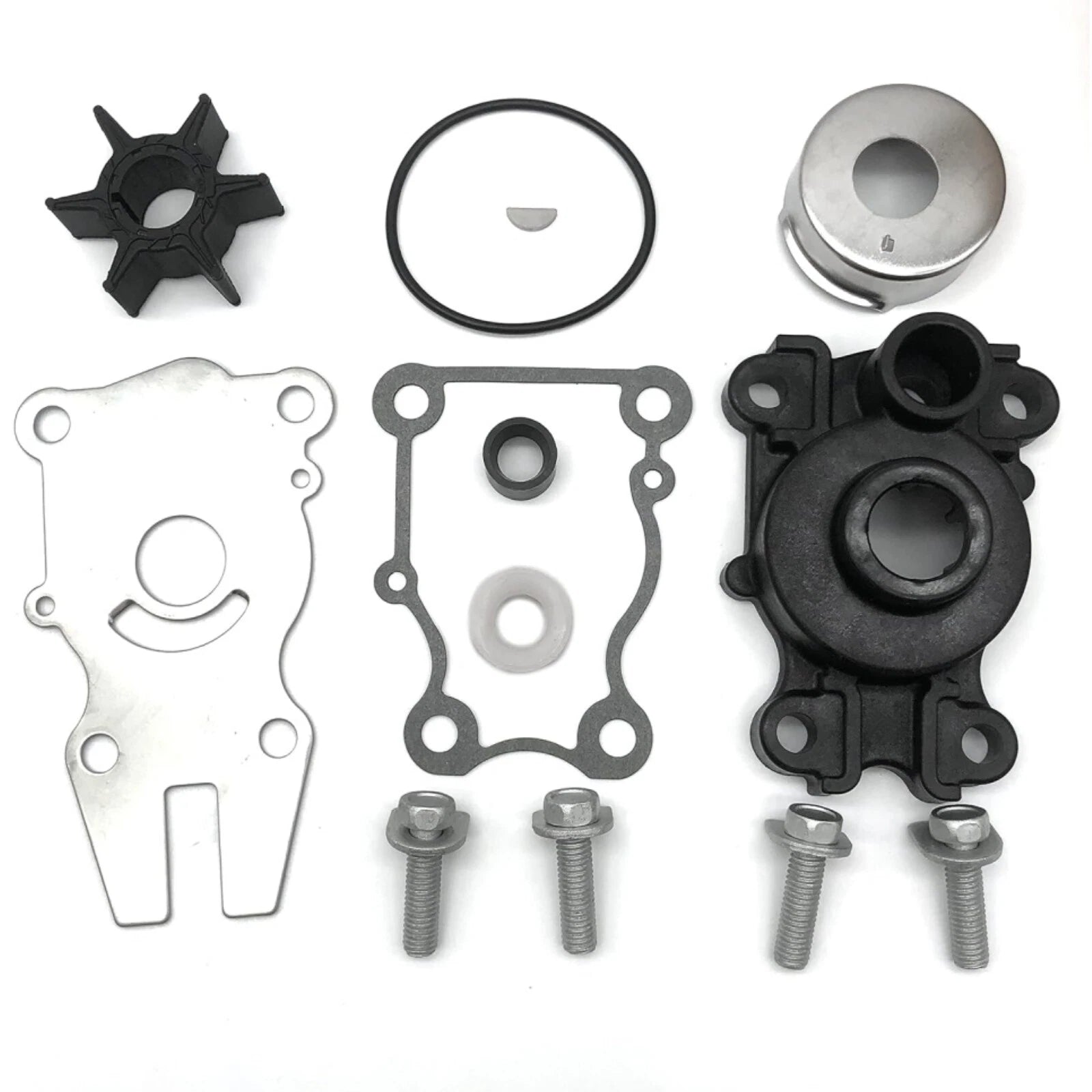 Water Pump Impeller Repair Kit for Yamaha F40/F50/F60hp (63D-W0078-01-00)