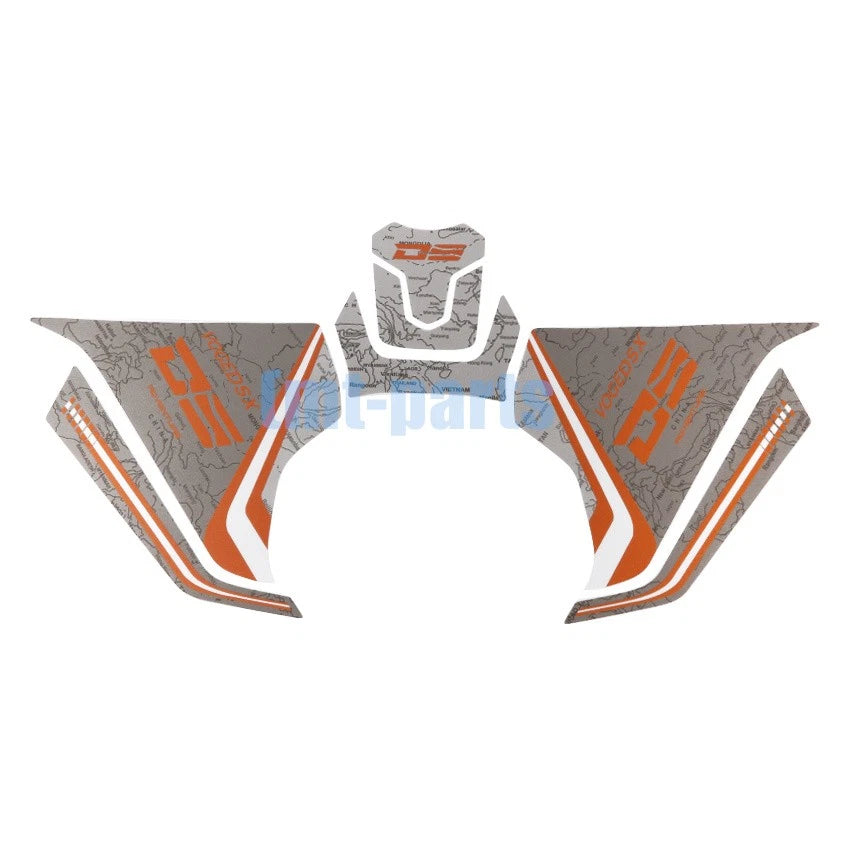 Tank Pad Protector Grip Sticker for VOGE DS900X (2024–2025)