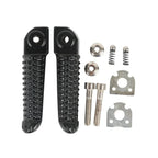 Black Driver Passenger Footpegs for Yamaha YZF R1 R6 (1998-2025) (2003-2020)