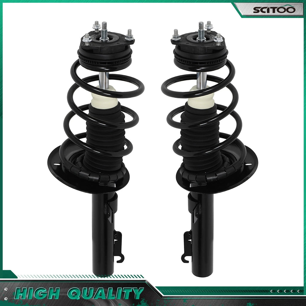 Set of 2 Front Quick Complete Strut Spring & Mount for Ford Focus (2008–2011)