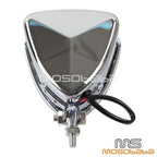 Chrome Triangle Retro Headlight for Harley Street Glide (2014-2023)
