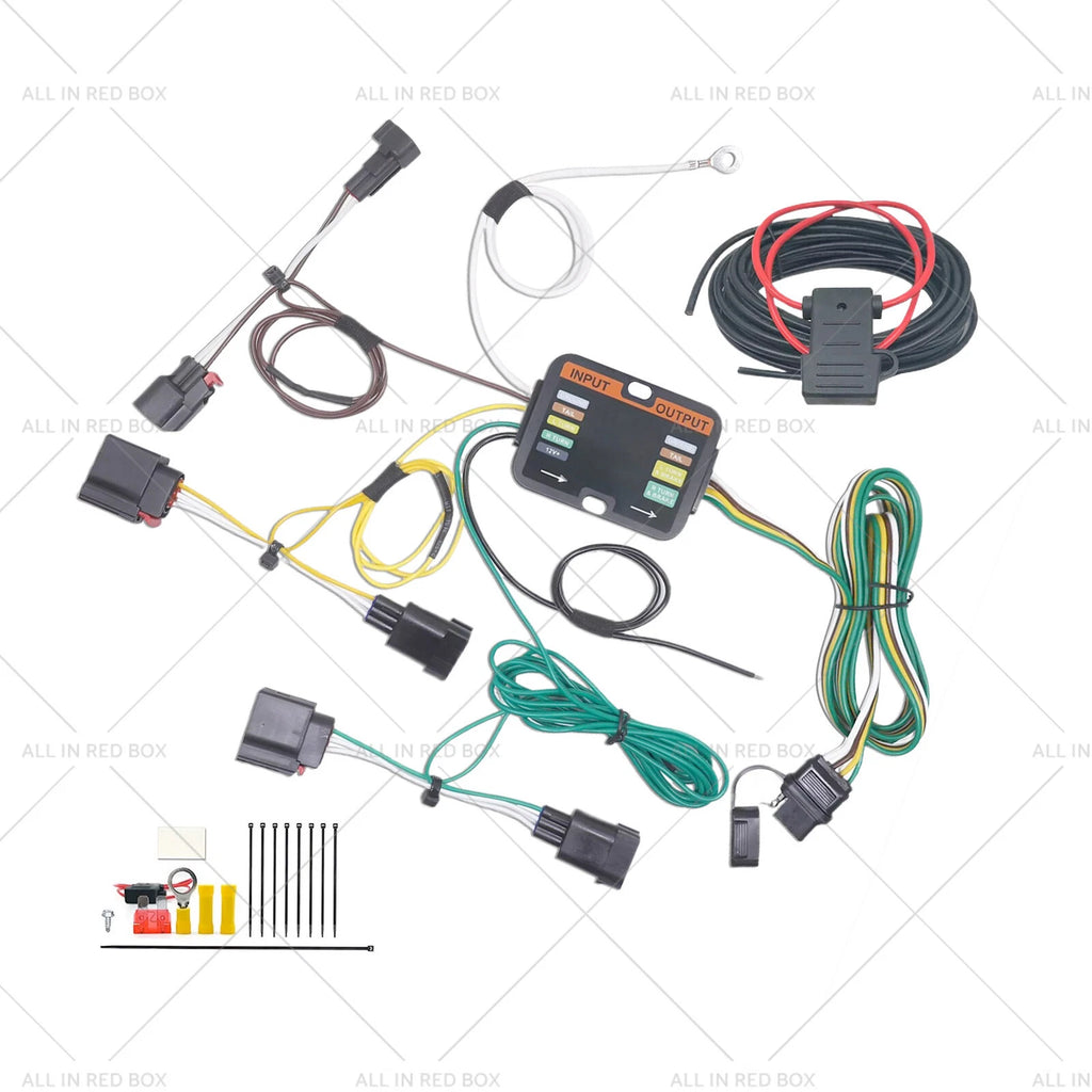 Harness with 4-Way Flat Trailer Connector for Jeep Grand Cherokee (2014–2021)