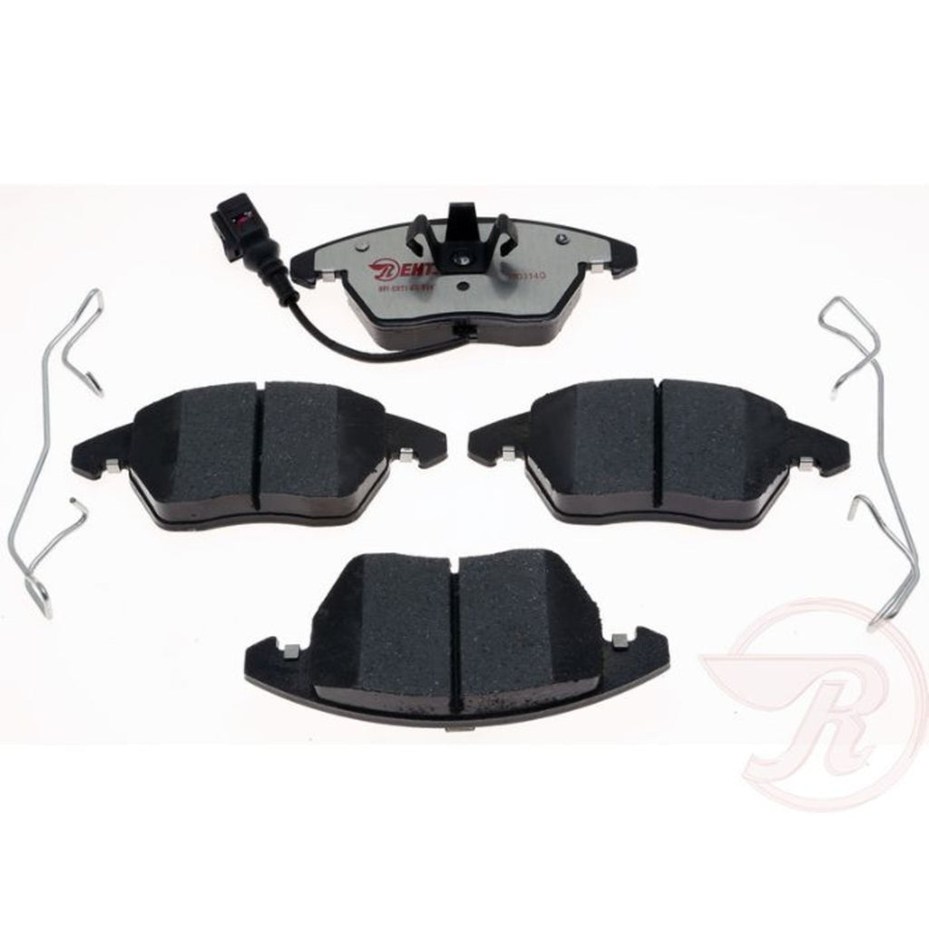 Set of 4 Brake Pads for Volkswagen Jetta (2005–2013) Front FWD