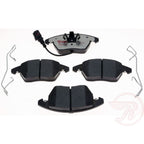 Set of 4 Brake Pads for Volkswagen Jetta (2005–2013) Front FWD