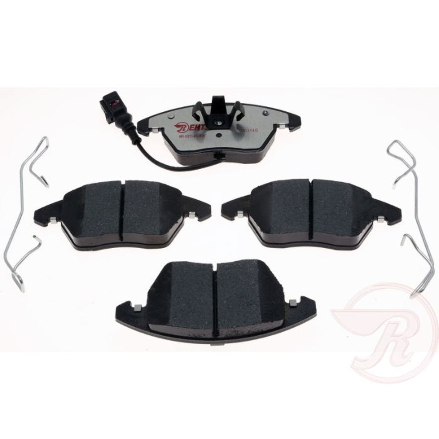 Set of 4 Brake Pads for Volkswagen Jetta (2005–2013) Front FWD